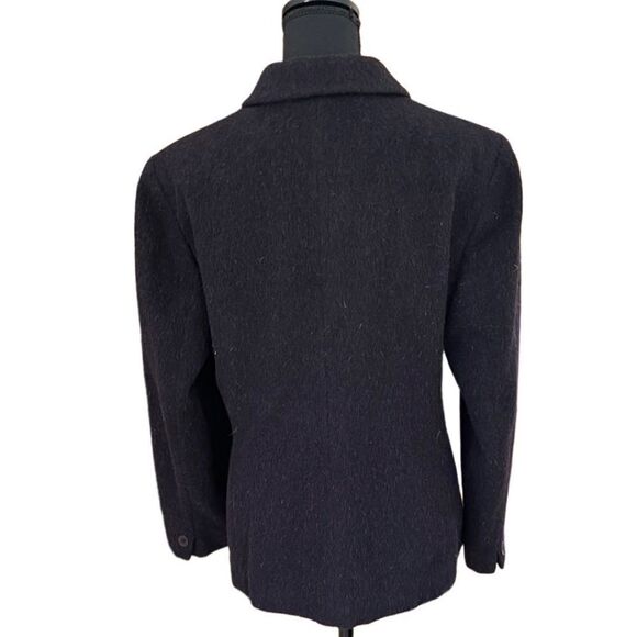 Jones New York zip front wool/polymide/mohair jacket, size 12. - Picture 2 of 6